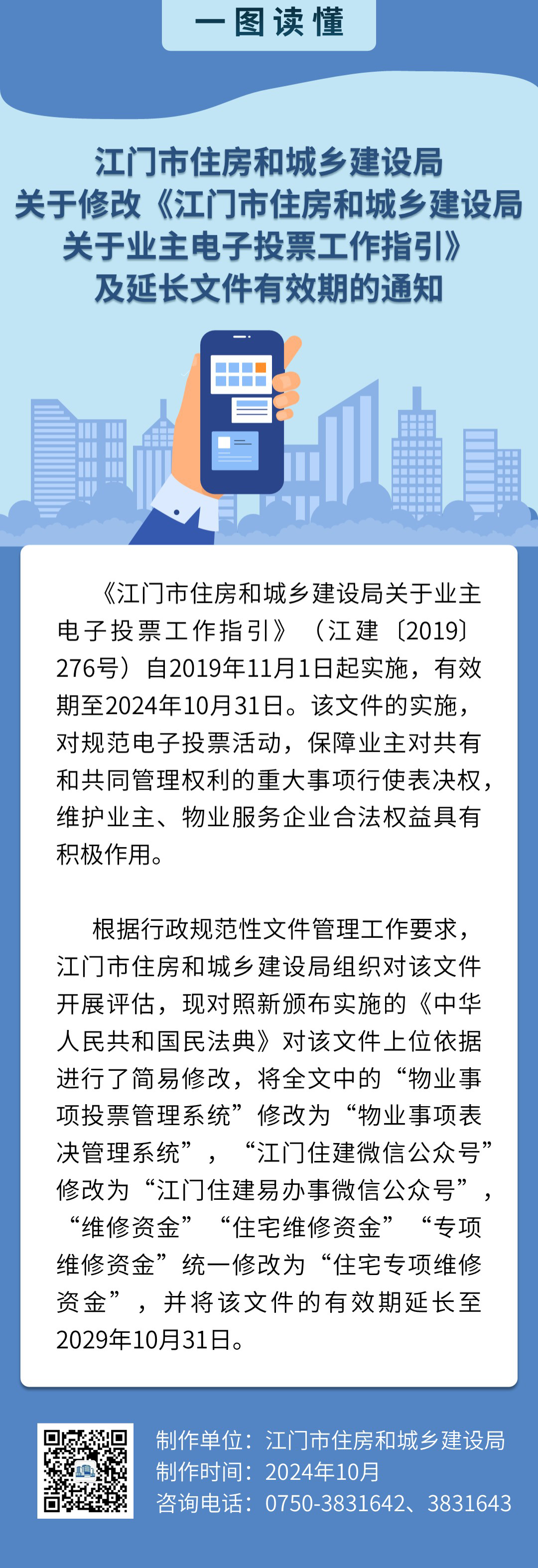图解:江门市住房和城乡建设局关于修改《江门市住房和城乡建设局关于业主电子投票工作指引》及延长文件有效期的通知.jpg