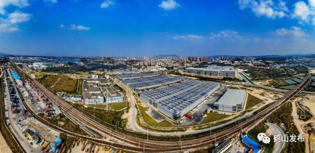 珠西国际物流中心园区鸟瞰图(资料图)。 珠西国际物流中心园区鸟瞰图(资料图)。