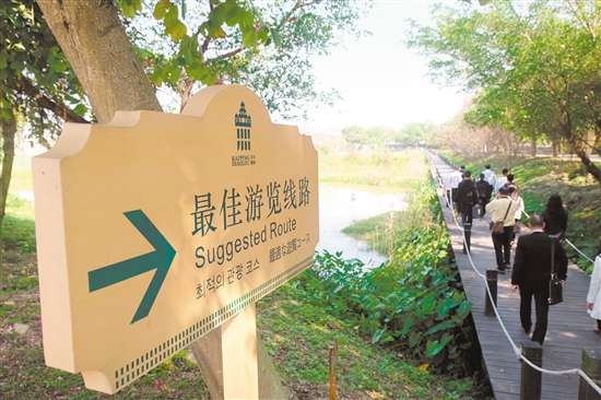 我市景区指示清晰，引导游客文明旅游。